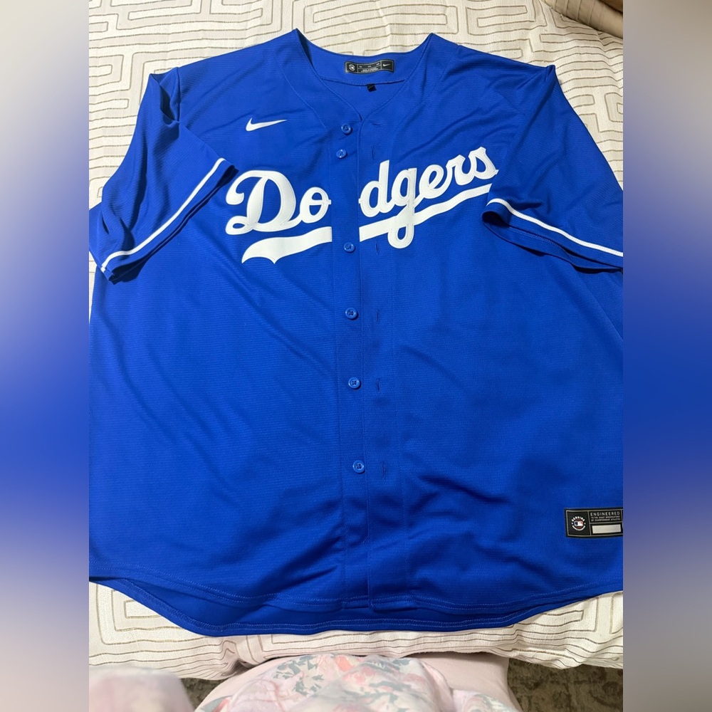 Nike Royal Blue Dodgers Jersey 2XL